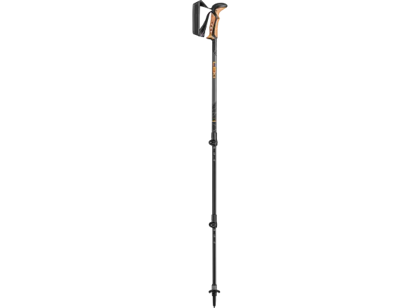 Leki Khumbu AS kije trekkingowe Anthracite/Orange roz. 110 - 145cm