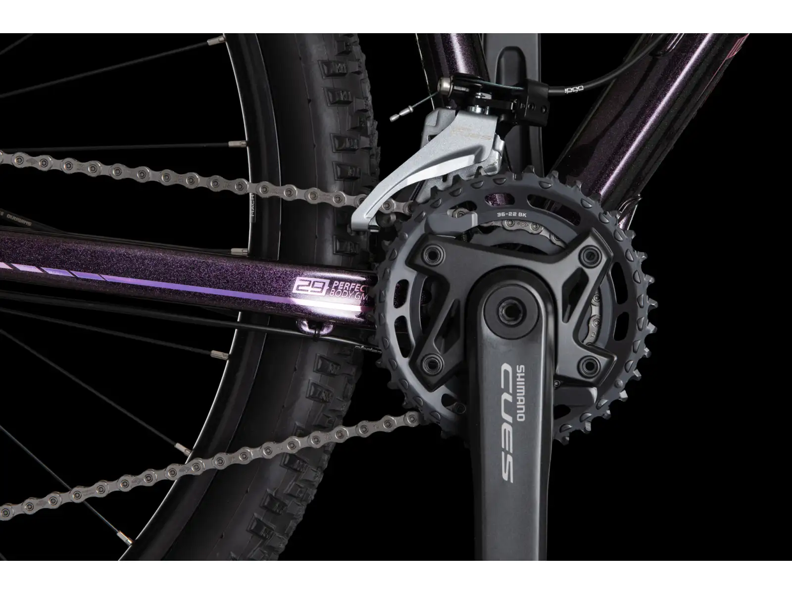 4Ever Ibiza Twenty Lady 29" damski rower górski Violet/hologram