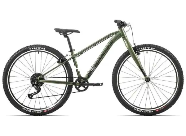 Rock Machine Thunder 27 VB dziecięcy rower górski Gloss Metallic Khaki/Pearl Black