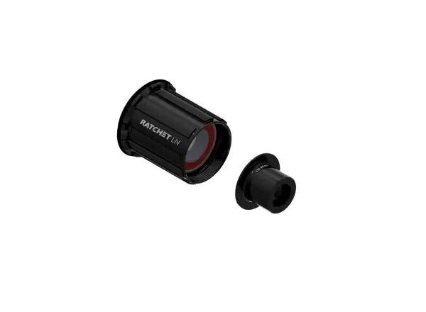 DT Swiss Ratchet LN Road Alu bębenek Shimano HG11 z końcówką - z koła