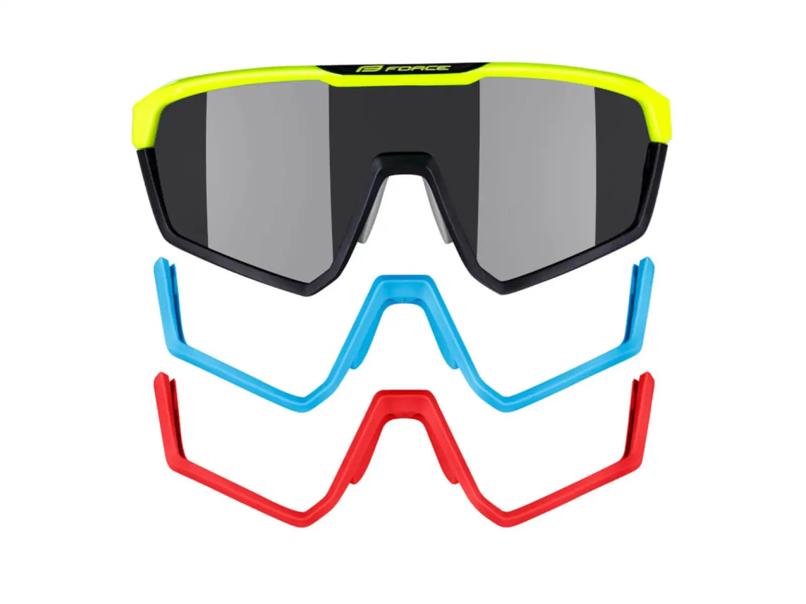 Force Apex okulary fluo-czarna/czarne szkła