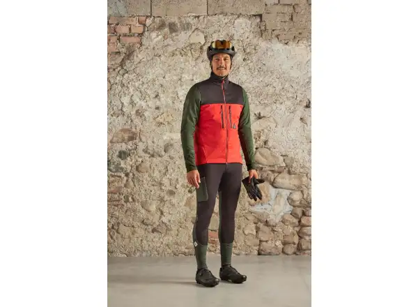 Maloja PiglonM. męskie legginsy Fire red multi
