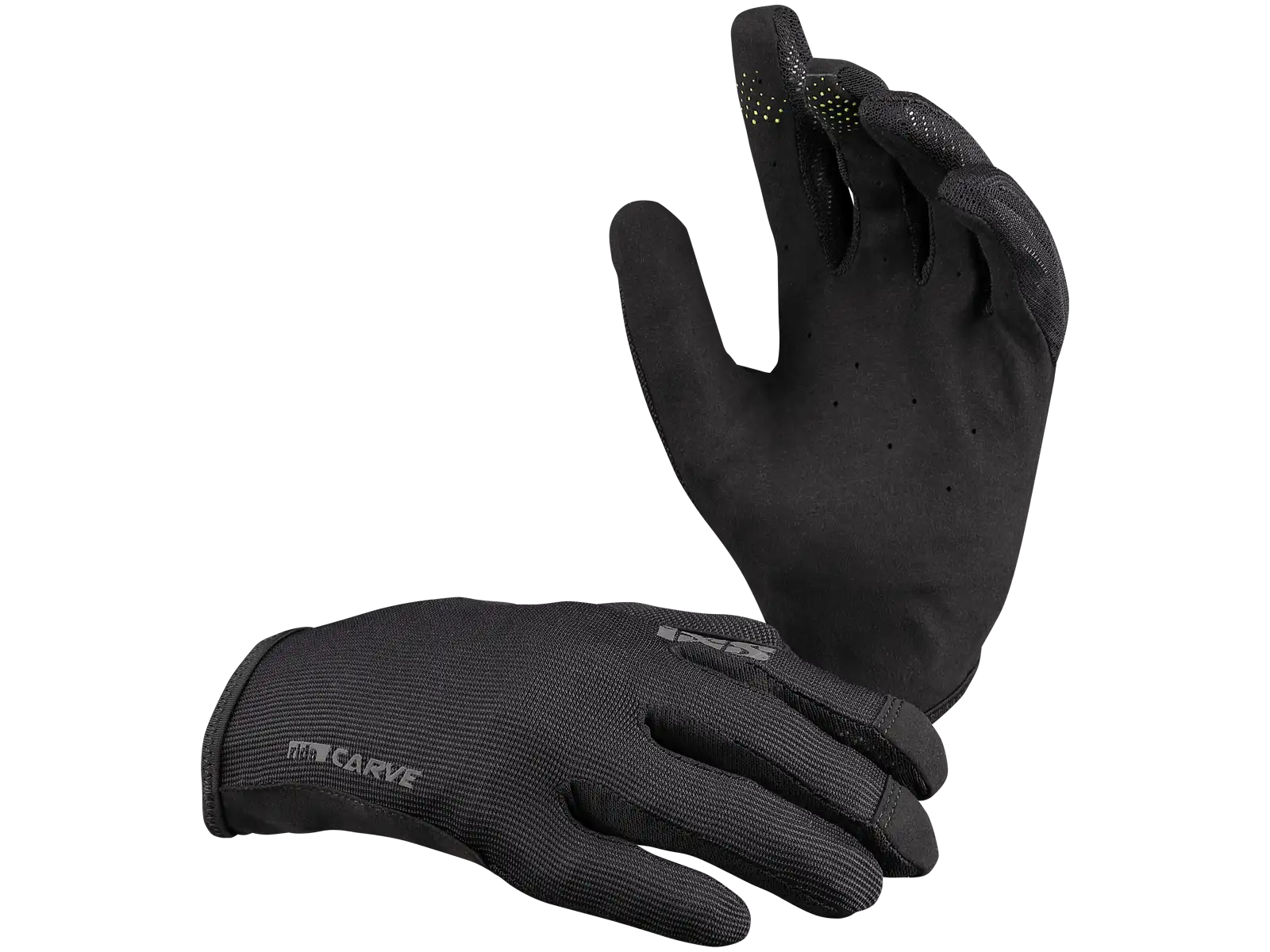 IXS Carve męskie rękawice Black