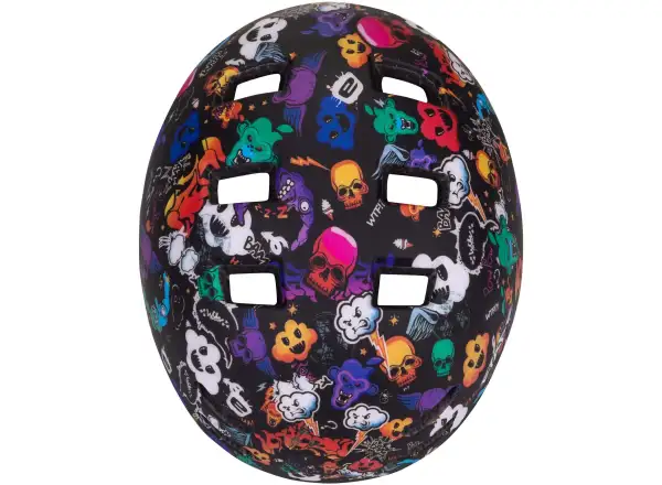 Etape Buddy dziecięcy kask rowerowy czarny/grafika matowy