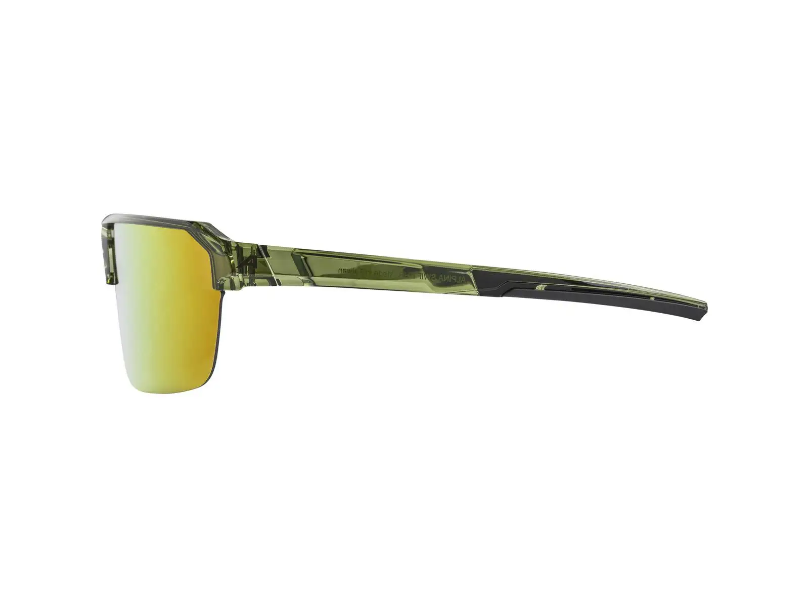 Alpina Swift HR okulary Green Transparent Gloss