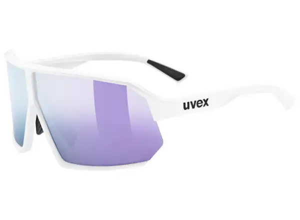 Uvex Sportstyle 237 okulary White Matt/Mirror Lavender
