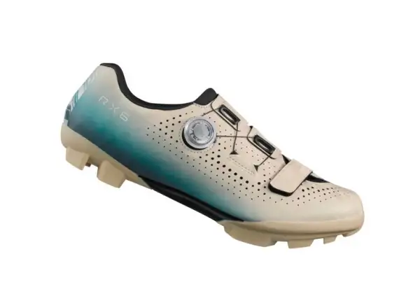 Shimano SH-RX600 gravel buty beżowa/niebieska