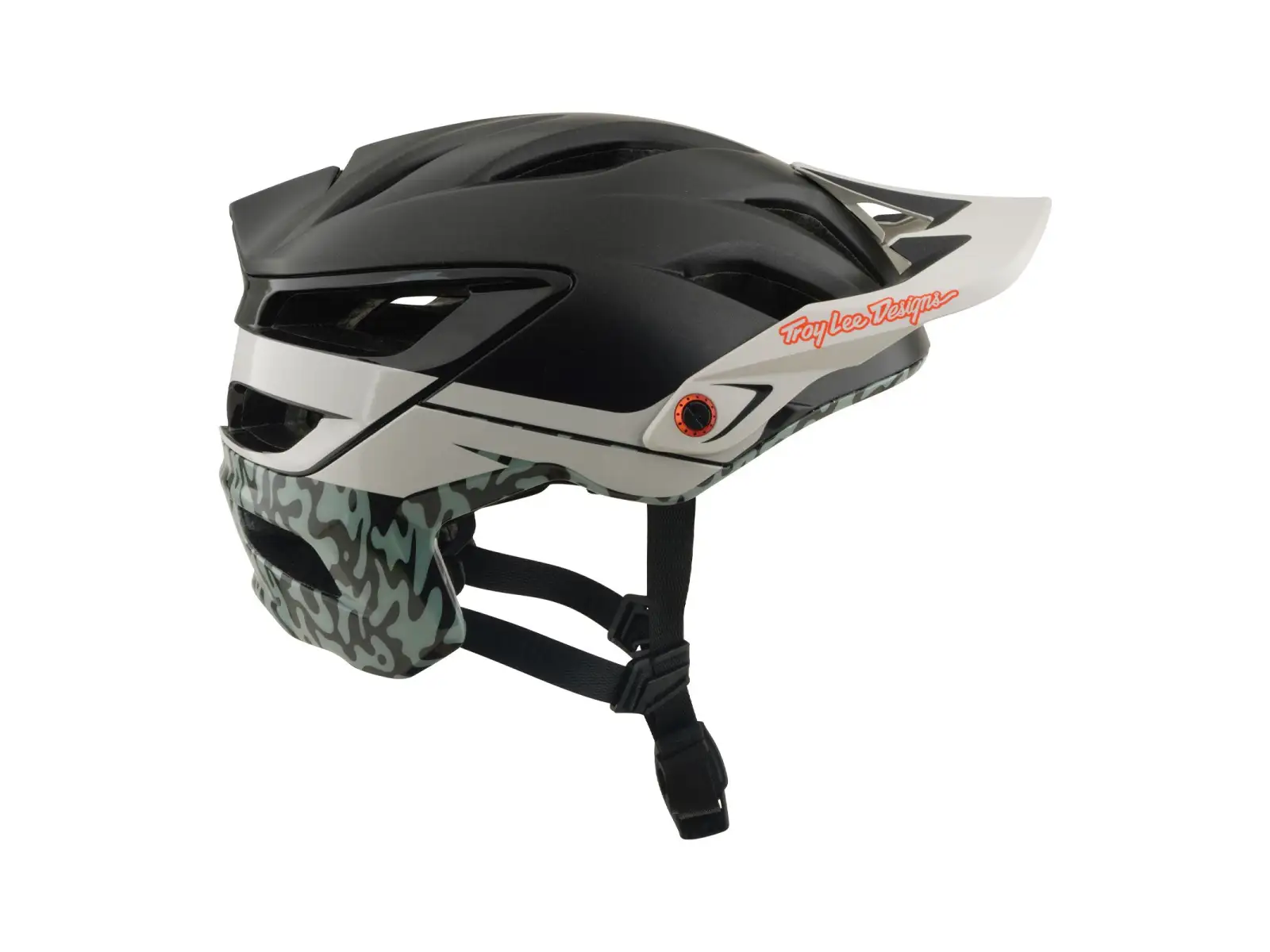 Troy Lee Designs A3 MIPS kask Halo Charcoal/Pumice