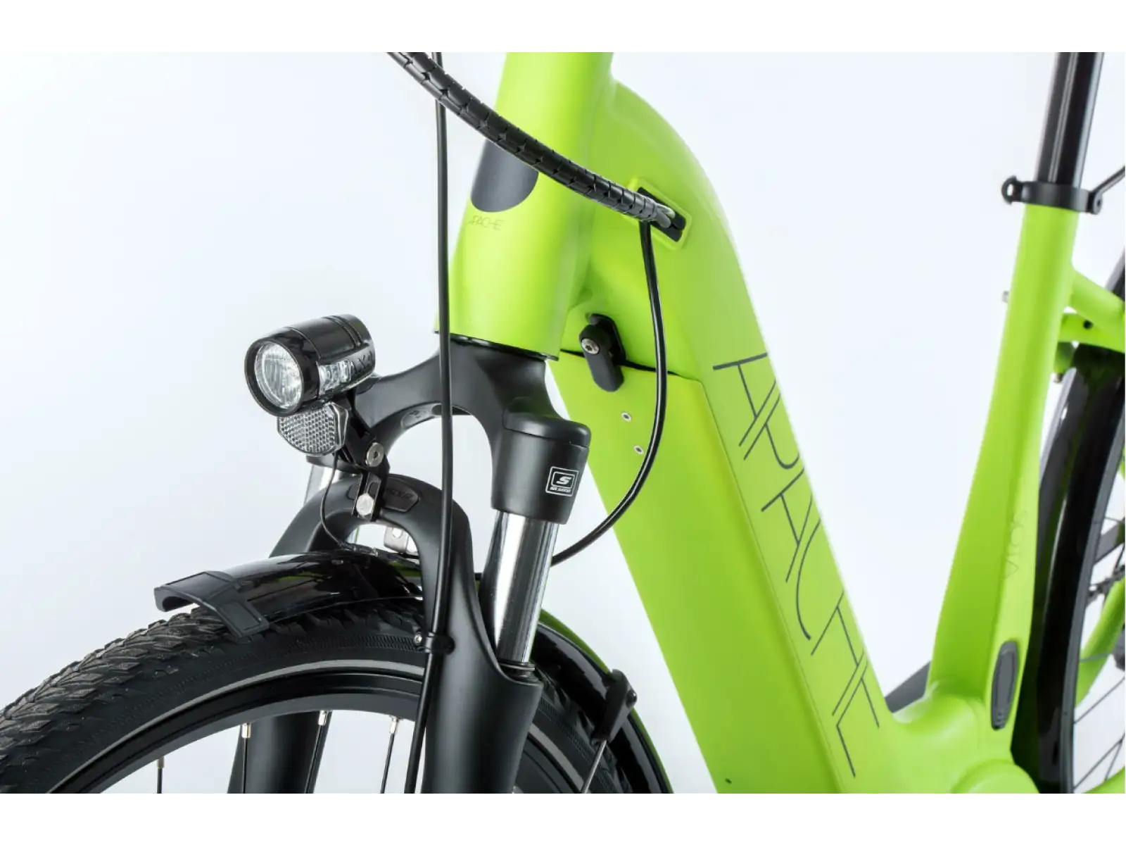 Apache Sota Bosch Active Plus 500 acid green niskonapędowy rower elektryczny