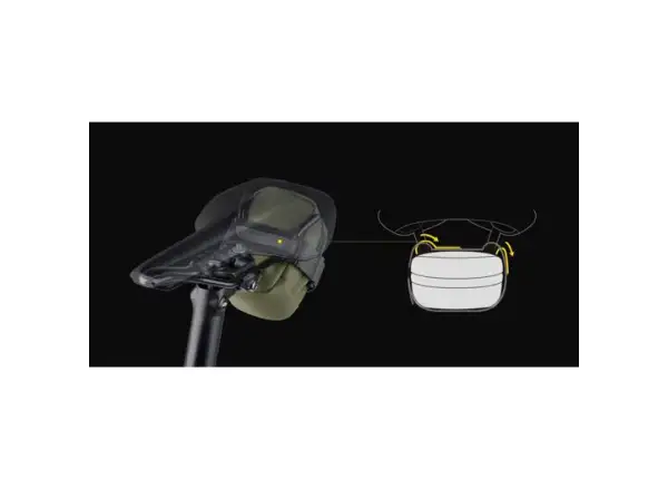 Topeak Elementa SeatBag Slim XS 0,2 l podsiodełkowa torba Black