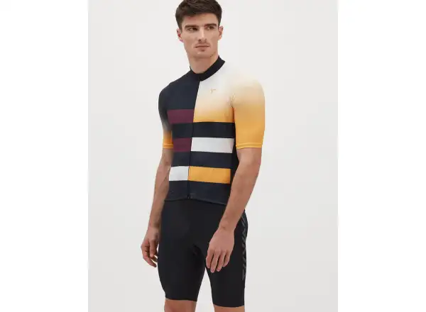 Silvini Mazzano męska koszulka z krótkim rękawem black/yellow