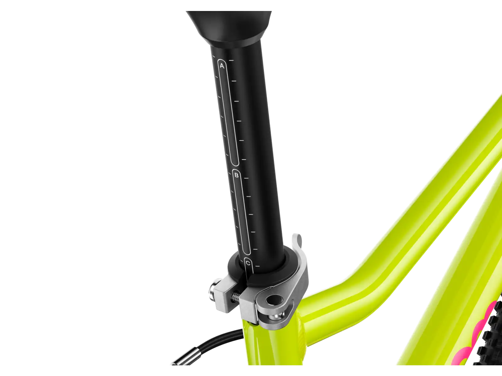 Woom GO 4 rower dziecięcy neon lime
