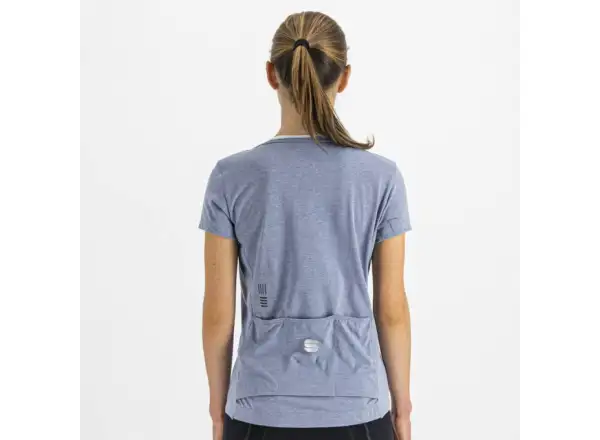 Sportful Giara damski t-shirt krótki rękaw blue sea