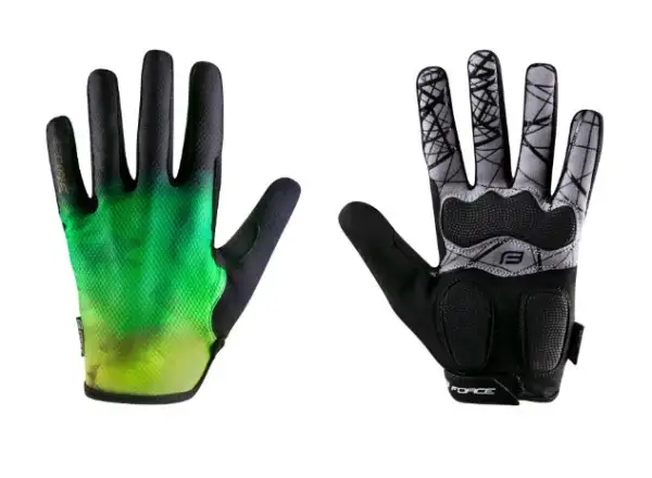 Force Core unisex MTB rękawice fluo/zielona