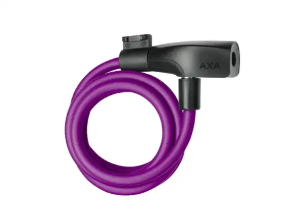 AXA Resolute 8 - 120 zapięcie kablowe Royal Purple 120 cm