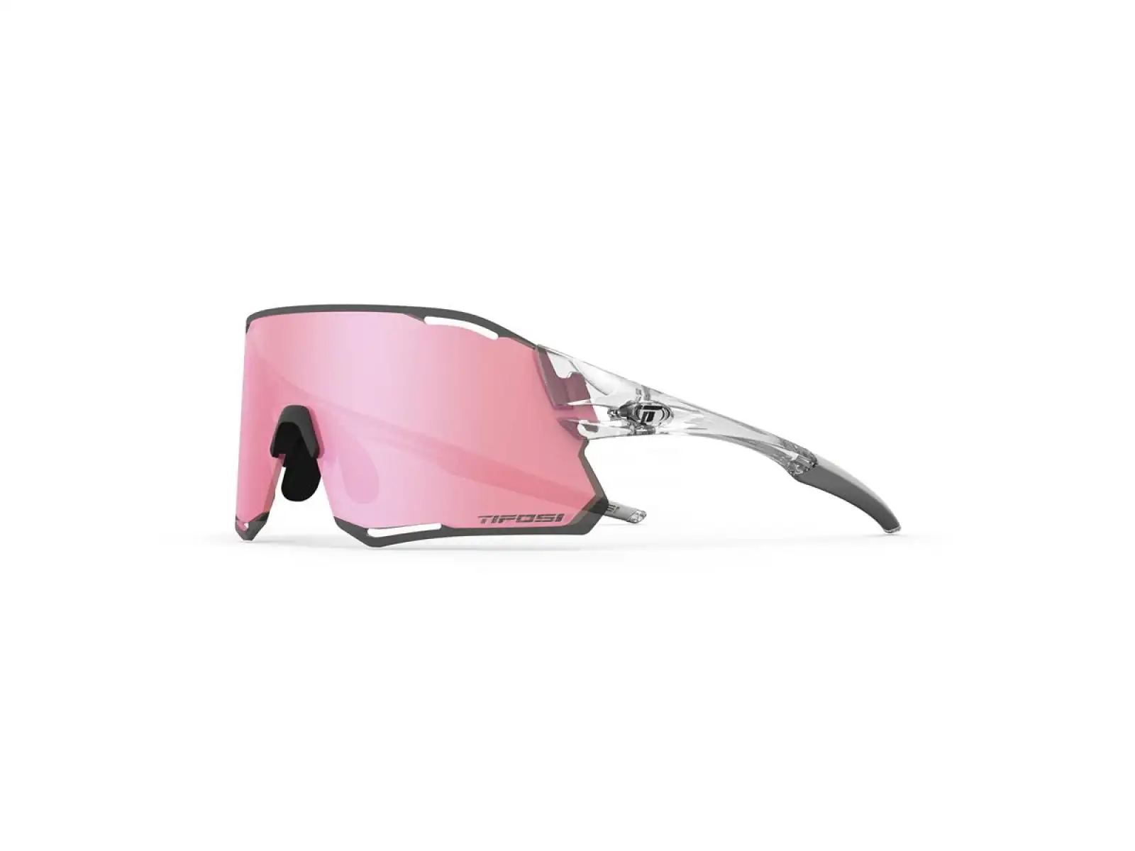 Tifosi Rail Race sportowe okulary Crystal Clear/Clarion Rose/Clear