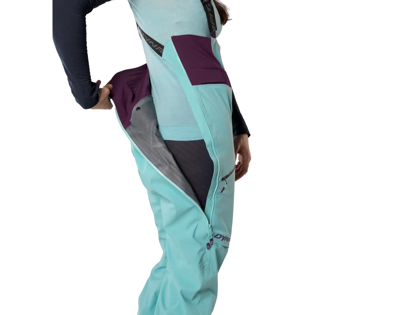 Dynafit Tigard Gore-Tex damskie zimowe spodnie Marine Blue