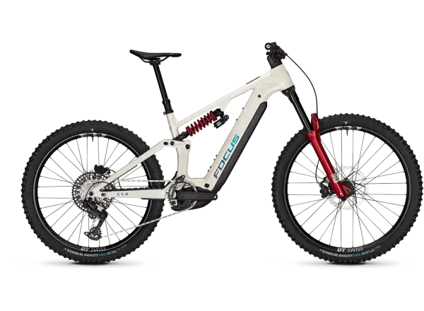 Focus SAM 9 800Wh rower elektryczny w pełni amortyzowany Champagne / Shellwhite