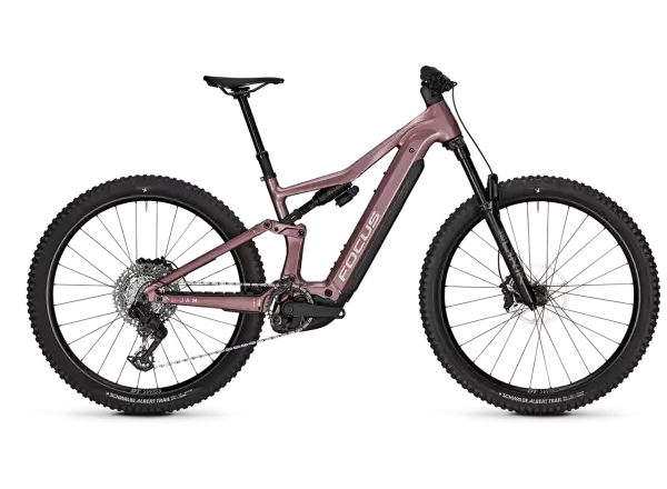 Focus JAM 8 600Wh w pełni amortyzowany rower elektryczny Mauve / Darkmauve