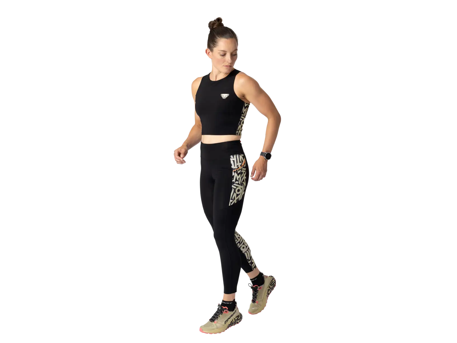 Dynafit Trail Crop Top damska koszulka bez rękawów Black Out