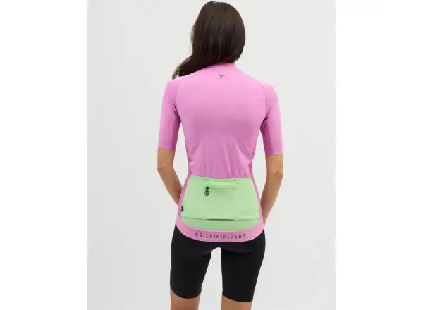 Silvini Mazzana damski dres krótki rękaw Blush/Green
