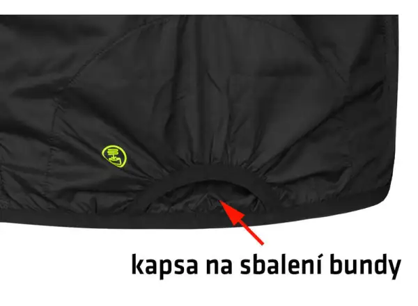 Etape Bora 2.0 męska wiatrówka czarna/żółta fluo