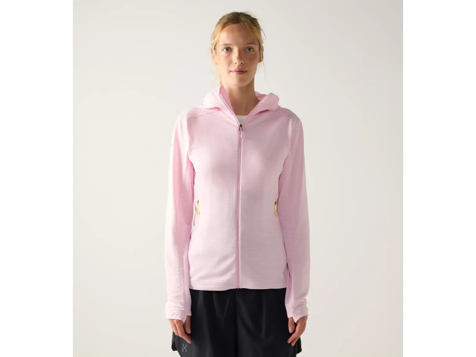 Haglöfs L.I.M Mid Multi Hood damska bluza z kapturem Fresh Pink