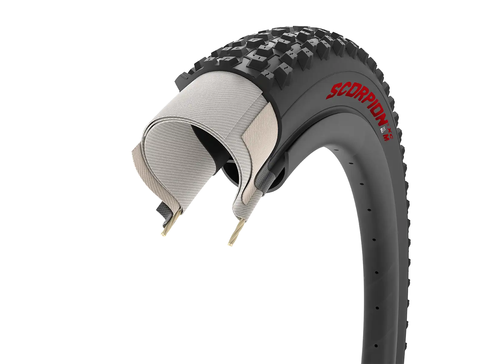 Pirelli Scorpion XC M Colour Edition 29x2,4" opona kevlar czerwony
