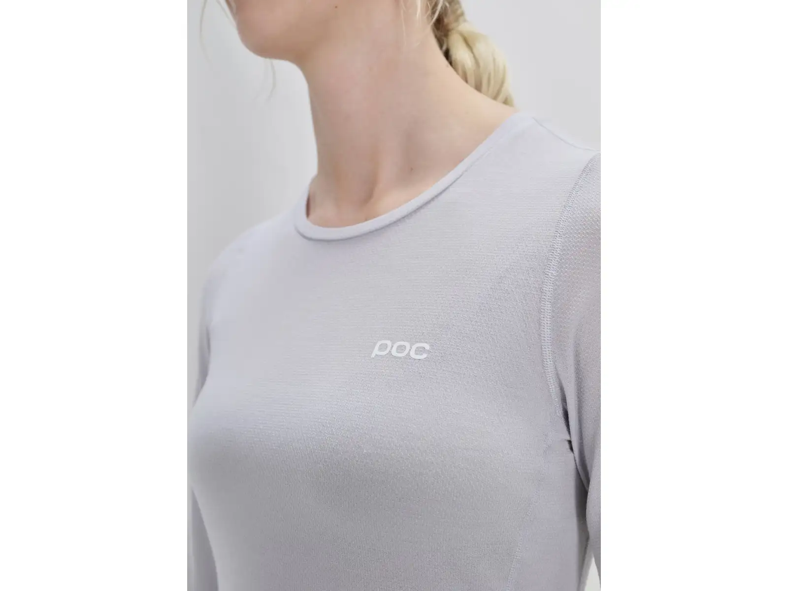 POC Layer Mid damska bielizna termiczna koszulka z długim rękawem Granite Grey