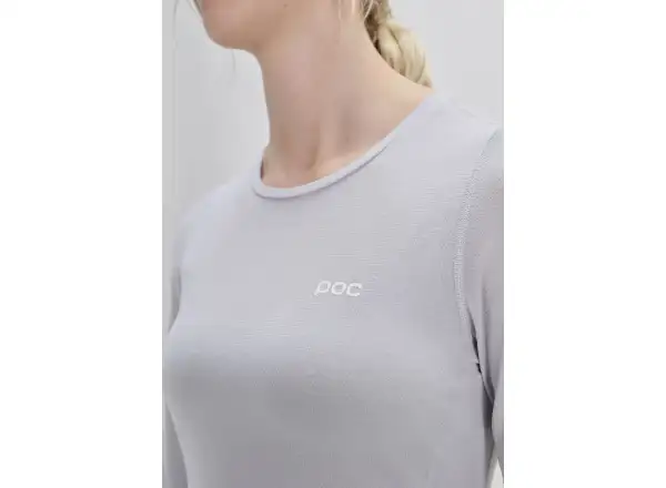 POC Layer Mid damska bielizna termiczna koszulka z długim rękawem Granite Grey