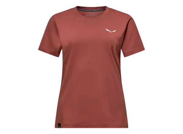 Salewa Eagle Vocab T-shirt damski t-shirt krótki rękaw Etruscan red