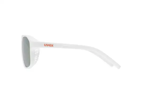 Uvex dziecięce okulary sportowe Cosmic White Matt/Mir. Red