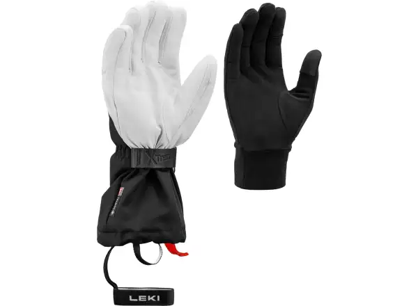 Leki Guide X-Treme narty rękawice Black/White