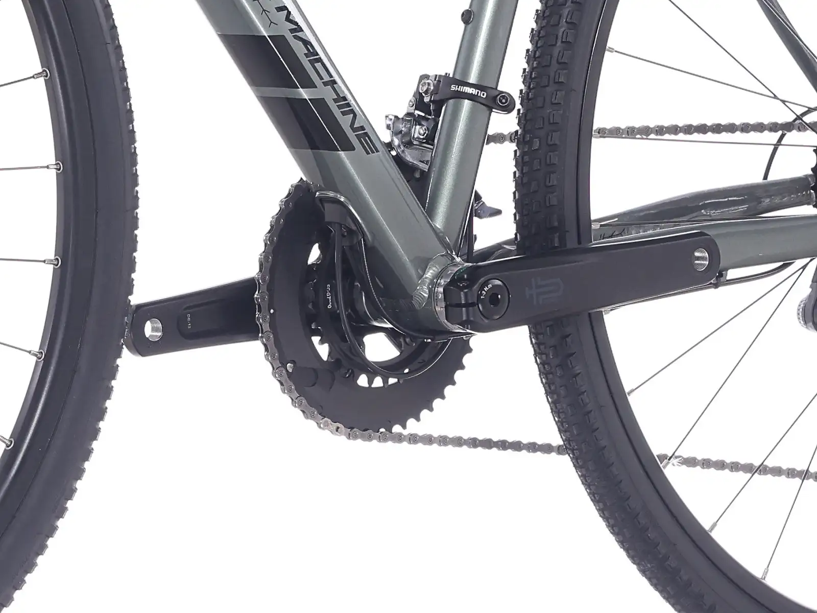 Rock Machine Lukk 40 gravel rower Gloss Granite Green