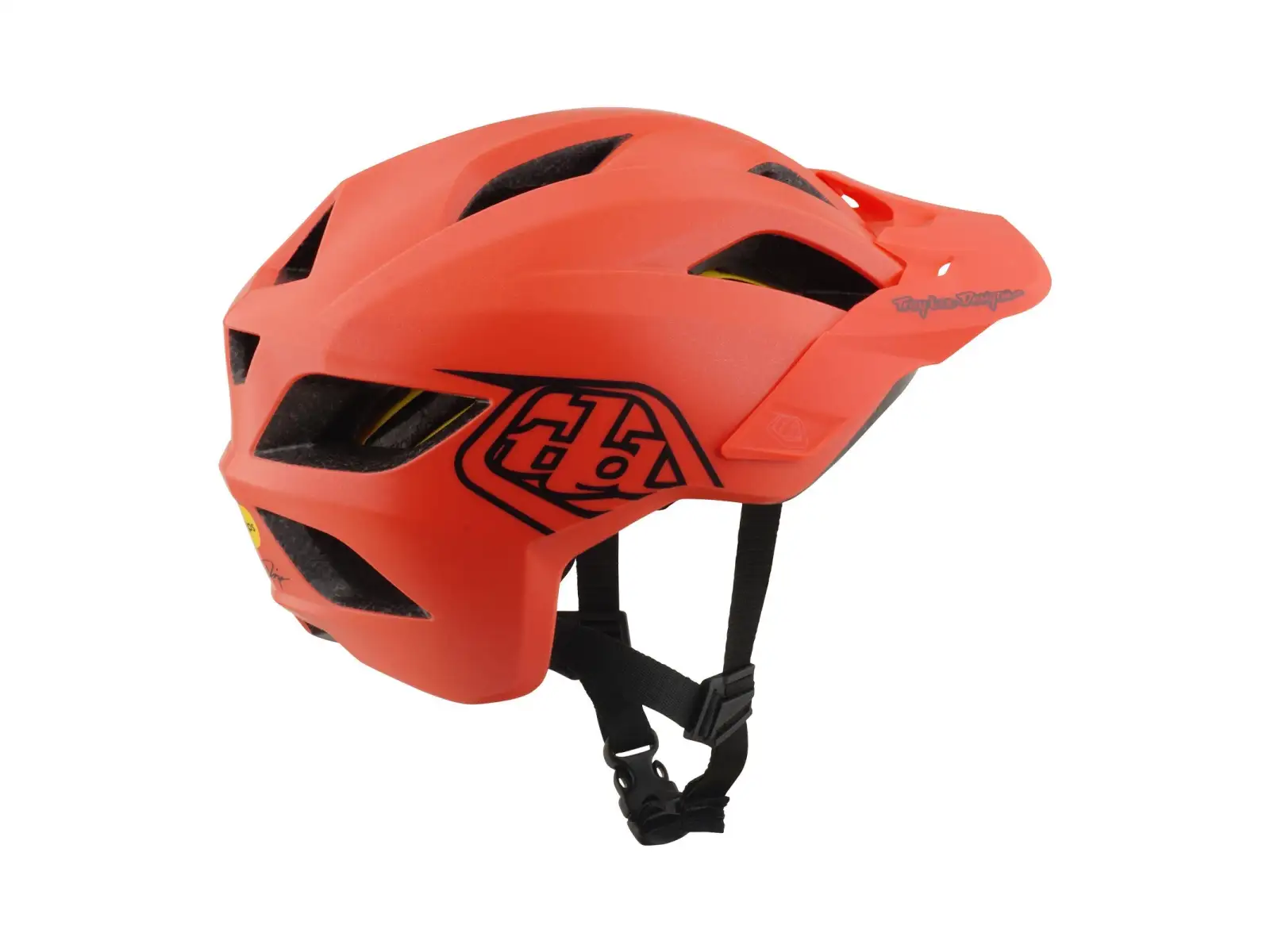 Troy Lee Designs Flowline Mips kask dziecięcy Point Coral/Charcoal