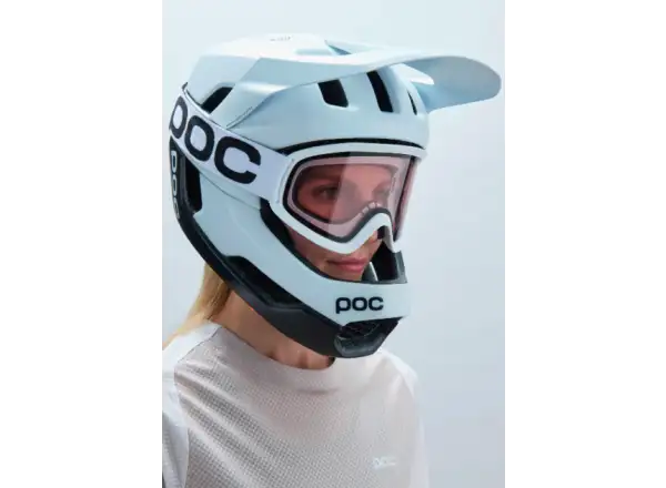 POC Ora gogle zjazdowe Hydrogen White/Clarity Trail/Cloudy Brown