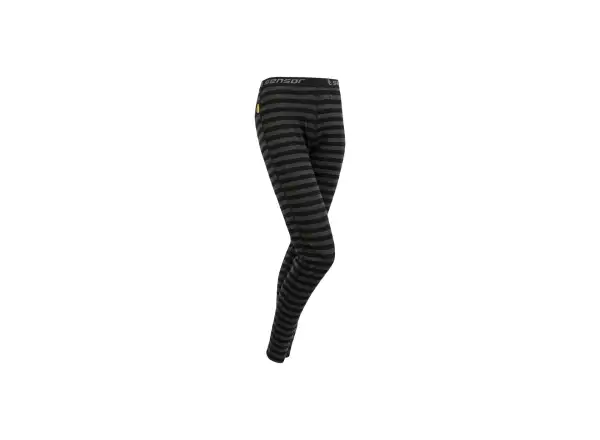 Sensor Merino Active damskie legginsy czarna/szara