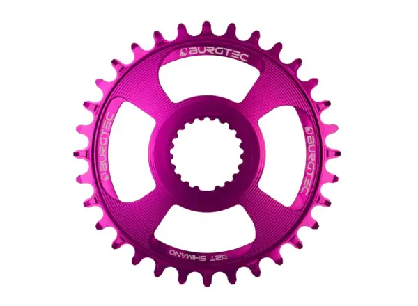Burgtec Thick Thin DM Shimano tarcza łańcuchowa 30 zębów fioletowa