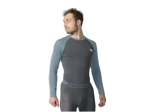 Dynafit Tour Light Merino męska koszulka z długim rękawem Smoke Blue
