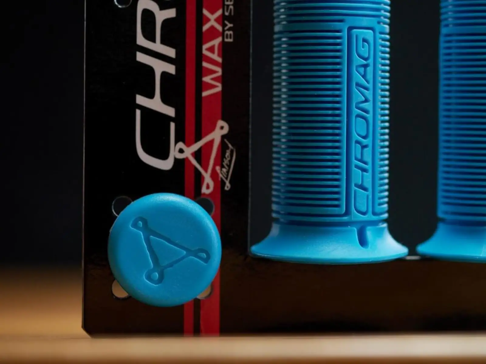 Chromag Wax chwyty niebieska