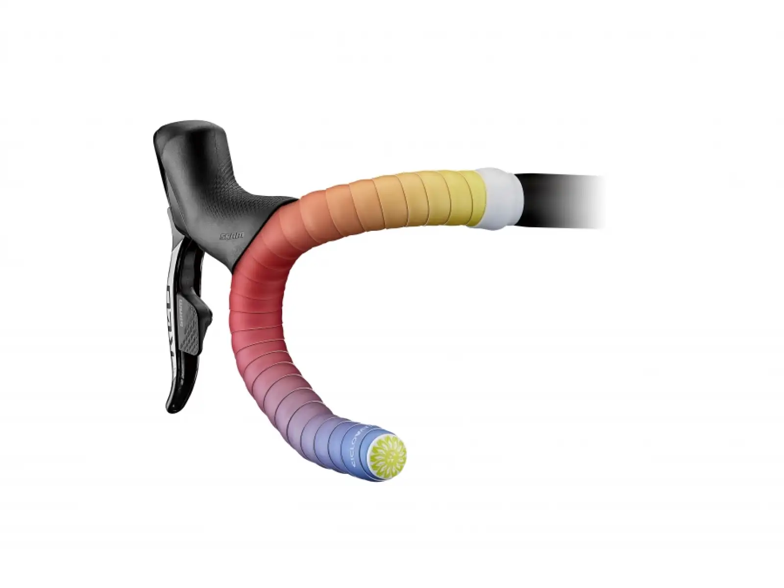 Ciclovation Poly Touch owijka Ombre Rainbow