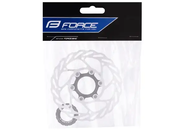 Force Center Lock 140 mm tarcza hamulcowa srebrny
