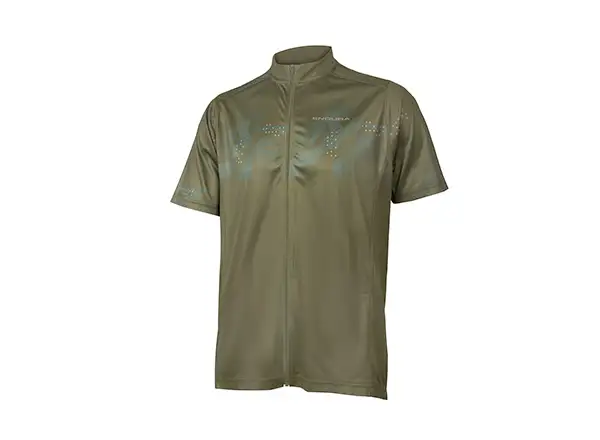 Endura Hummvee Ray S/S męska koszulka z krótkim rękawem Olive Green