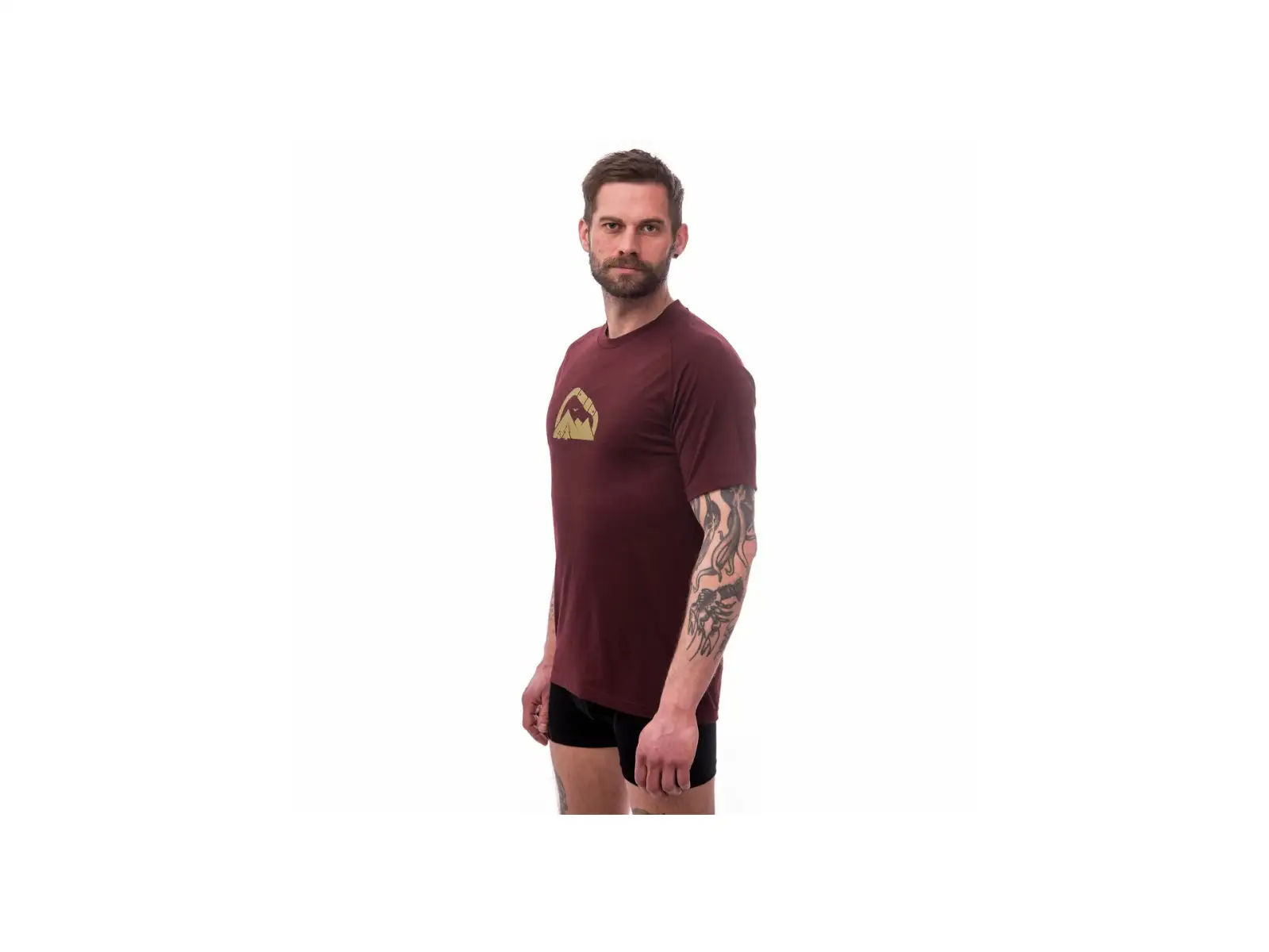 Sensor Merino Air PT Summit męska koszulka krótki rękaw Red