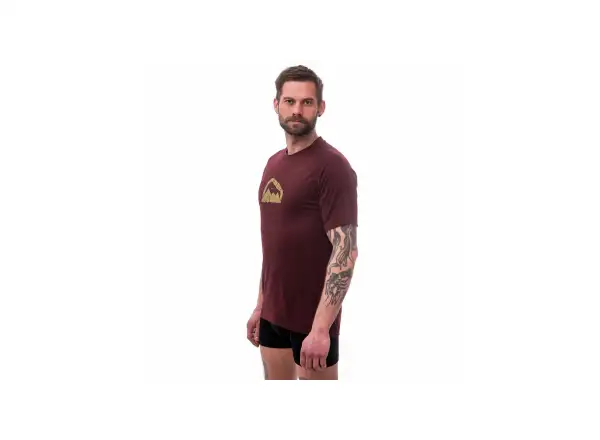 Sensor Merino Air PT Summit męska koszulka krótki rękaw Red