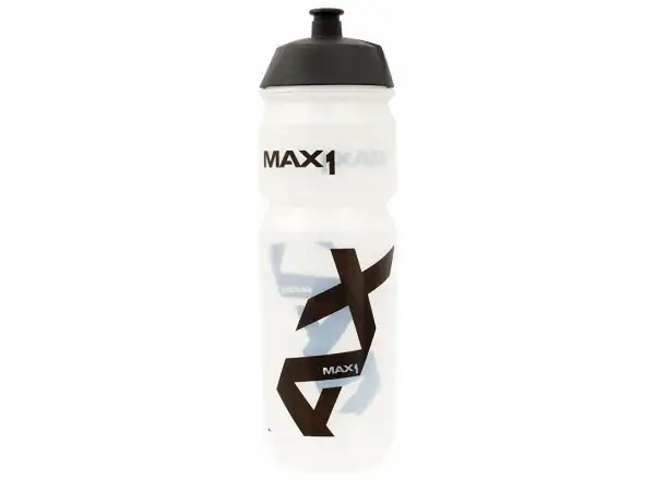 Max1 Stylo butelka 850 ml przezroczysta czarna