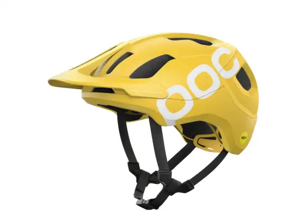 POC Axion Race MIPS kask Aventurine Yellow Matt