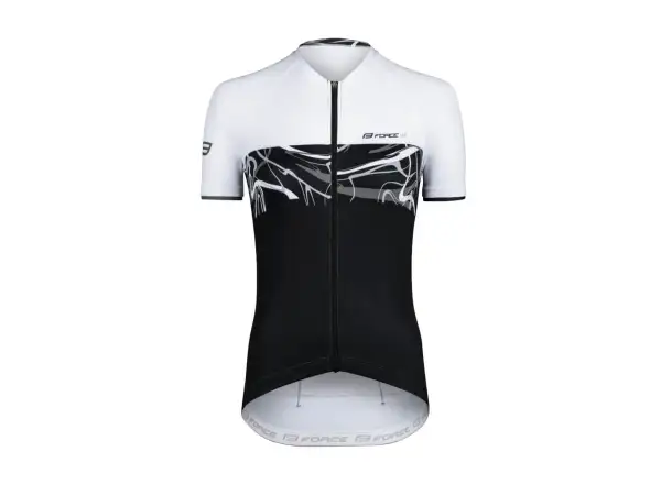 Force Art Lady damski jersey krótki rękaw czarna/biała