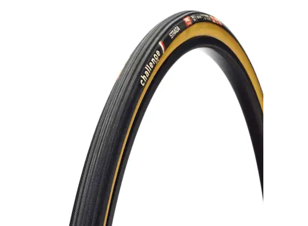 Challenge Strada Pro 28" opona szosowa kevlar Black/Tan