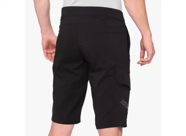 100% Ridecamp męskie szorty Black